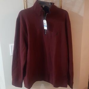 XL Nautica Quarter Zip Pull Over